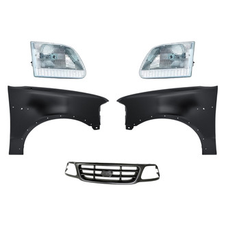 TruParts® - 5-Piece Kit (Driver and Passenger Side Headlights, Grille, Driver and Passenger Side Fenders) (Standard Line)