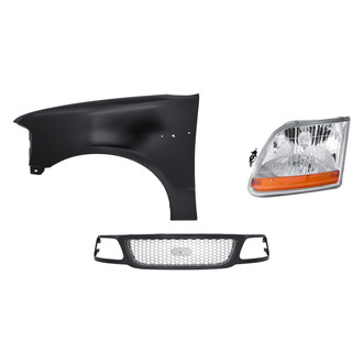 TruParts® - 3-Piece Kit (Driver Side Headlight, Grille, Front Driver Side Fender) (Standard Line)