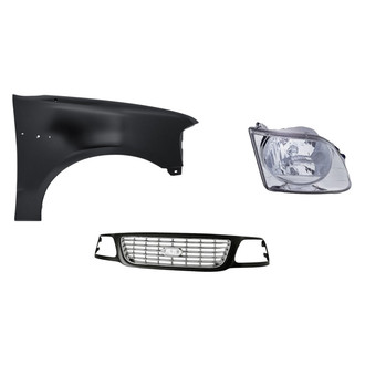 TruParts® - 3-Piece Kit (Passenger Side Headlight, Grille, Front Passenger Side Fender) (Standard Line)