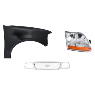 TruParts® - 3-Piece Kit (Passenger Side Headlight, Grille, Front Passenger Side Fender) (Standard Line)