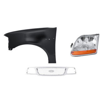 TruParts® - 3-Piece Kit (Driver Side Headlight, Grille, Front Driver Side Fender) (Standard Line)