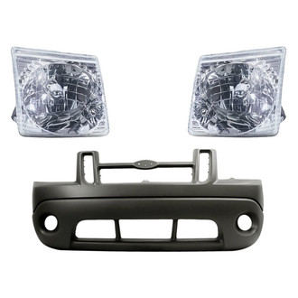 TruParts® - 3-Piece Kit (Driver and Passenger Side Headlights, Front Lower Bumper Cover) (Standard Line)