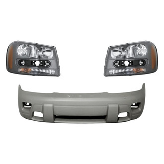 TruParts® - 3-Piece Kit (Driver and Passenger Side Headlights, Front Bumper Cover) (Standard Line)