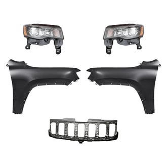 TruParts® - 5-Piece Kit (Driver and Passenger Side Headlights, Grille Reinforcement, Driver and Passenger Side Fenders) (Standard Line)