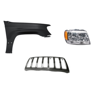 TruParts® - 3-Piece Kit (Passenger Side Headlight, Grille, Front Passenger Side Fender) (Standard Line)