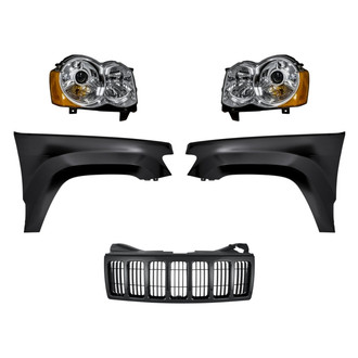 TruParts® - 5-Piece Kit (Driver and Passenger Side Headlights, Grille, Driver and Passenger Side Fenders) (Standard Line)