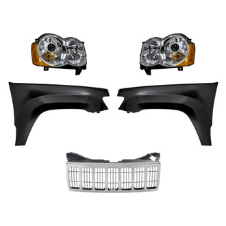 TruParts® - 5-Piece Kit (Driver and Passenger Side Headlights, Grille, Driver and Passenger Side Fenders) (Standard Line)