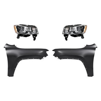 TruParts® - 4-Piece Kit (Driver and Passenger Side Headlights, Driver and Passenger Side Fenders) (CAPA Certified)