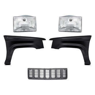 TruParts® - 5-Piece Kit (Driver and Passenger Side Headlights, Grille, Driver and Passenger Side Fenders) (Standard Line)