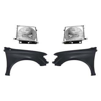 TruParts® - 4-Piece Kit (Driver and Passenger Side Headlights, Driver and Passenger Side Fenders) (Standard Line)