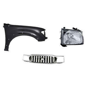 TruParts® - 3-Piece Kit (Passenger Side Headlight, Grille, Front Passenger Side Fender) (Standard Line)