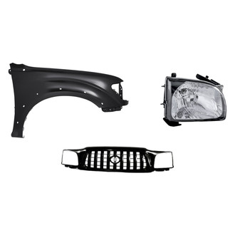 TruParts® - 3-Piece Kit (Passenger Side Headlight, Grille, Front Passenger Side Fender) (Standard Line)