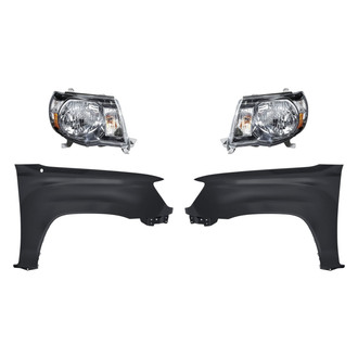 TruParts® - 4-Piece Kit (Driver and Passenger Side Headlights, Driver and Passenger Side Fenders) (Standard Line)