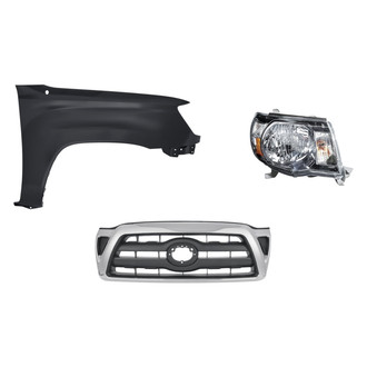 TruParts® - 3-Piece Kit (Passenger Side Headlight, Grille, Front Passenger Side Fender) (Standard Line)