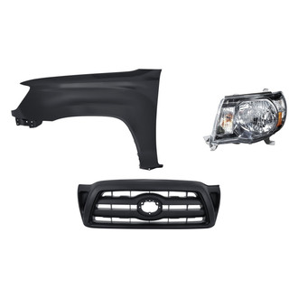 TruParts® - 3-Piece Kit (Driver Side Headlight, Grille, Front Driver Side Fender) (Standard Line)