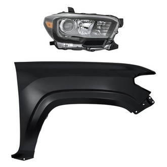 TruParts® - 2-Piece Kit (Passenger Side Headlight, Front Passenger Side Fender) (Standard Line)