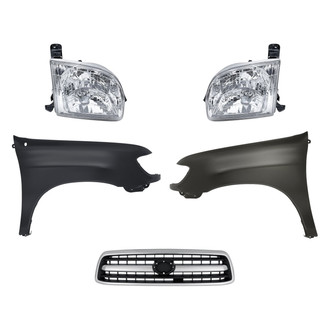 TruParts® - 5-Piece Kit (Driver and Passenger Side Headlights, Grille, Driver and Passenger Side Fenders) (Standard Line)