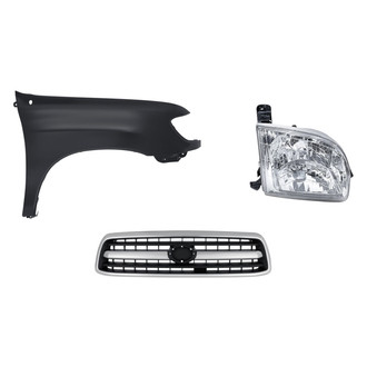 TruParts® - 3-Piece Kit (Passenger Side Headlight, Grille, Front Passenger Side Fender) (Standard Line)