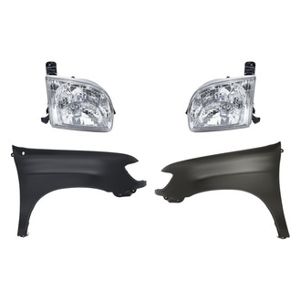 TruParts® - 4-Piece Kit (Driver and Passenger Side Headlights, Driver and Passenger Side Fenders) (Standard Line)