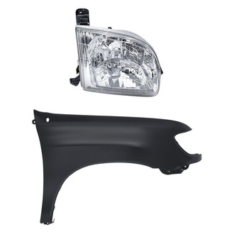 TruParts® - 2-Piece Kit (Passenger Side Headlight, Front Passenger Side Fender) (Standard Line)