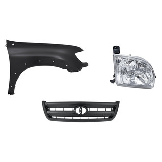 TruParts® - 3-Piece Kit (Passenger Side Headlight, Grille, Front Passenger Side Fender) (Standard Line)
