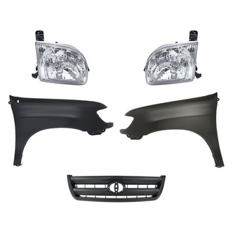 TruParts® - 5-Piece Kit (Driver and Passenger Side Headlights, Grille, Driver and Passenger Side Fenders) (Standard Line)