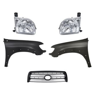 TruParts® - 5-Piece Kit (Driver and Passenger Side Headlights, Grille, Driver and Passenger Side Fenders) (Standard Line)