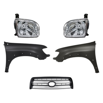 TruParts® - 5-Piece Kit (Driver and Passenger Side Headlights, Grille, Driver and Passenger Side Fenders) (Standard Line)