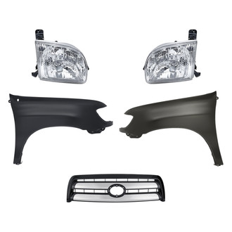 TruParts® - 5-Piece Kit (Driver and Passenger Side Headlights, Grille, Driver and Passenger Side Fenders) (Standard Line)