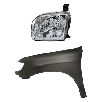TruParts® - 2-Piece Kit (Driver Side Headlight, Front Driver Side Fender) (Standard Line)