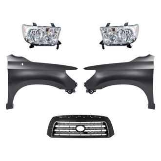 TruParts® - 5-Piece Kit (Driver and Passenger Side Headlights, Grille, Driver and Passenger Side Fenders) (Standard Line)