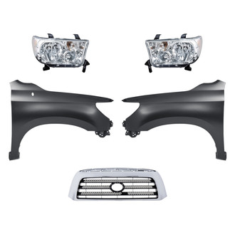 TruParts® - 5-Piece Kit (Driver and Passenger Side Headlights, Grille, Driver and Passenger Side Fenders) (Standard Line)