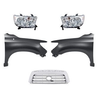 TruParts® - 5-Piece Kit (Driver and Passenger Side Headlights, Grille, Driver and Passenger Side Fenders) (Standard Line)