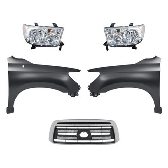 TruParts® - 5-Piece Kit (Driver and Passenger Side Headlights, Grille, Driver and Passenger Side Fenders) (Standard Line)