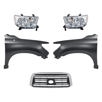 TruParts® - 5-Piece Kit (Driver and Passenger Side Headlights, Grille, Driver and Passenger Side Fenders) (Standard Line)