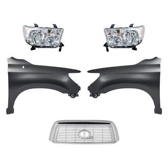 TruParts® - 5-Piece Kit (Driver and Passenger Side Headlights, Grille, Driver and Passenger Side Fenders) (Standard Line)