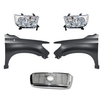 TruParts® - 5-Piece Kit (Driver and Passenger Side Headlights, Grille, Driver and Passenger Side Fenders) (Standard Line)