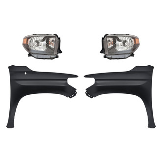 TruParts® - 4-Piece Kit (Driver and Passenger Side Headlights, Driver and Passenger Side Fenders) (Standard Line)