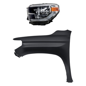 TruParts® - 2-Piece Kit (Driver Side Headlight, Front Driver Side Fender) (Standard Line)