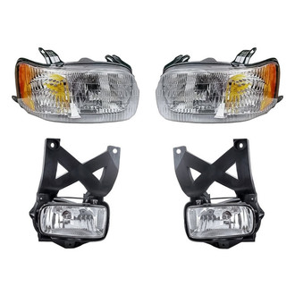 TruParts® - 4-Piece Kit (Driver and Passenger Side Headlights, Driver and Passenger Side Fog Lights) (Standard Line)