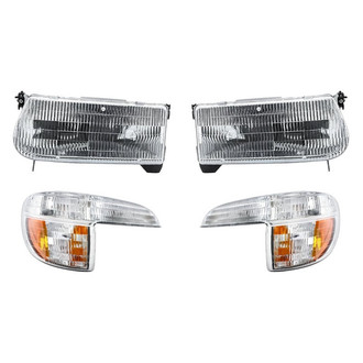 TruParts® - 4-Piece Kit (Driver and Passenger Side Headlights, Driver and Passenger Side Turn Signal/Parking Lights) (Standard Line)