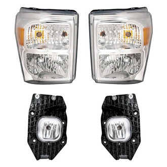 TruParts® - 4-Piece Kit (Driver and Passenger Side Headlights, Driver and Passenger Side Fog Lights) (Standard Line)