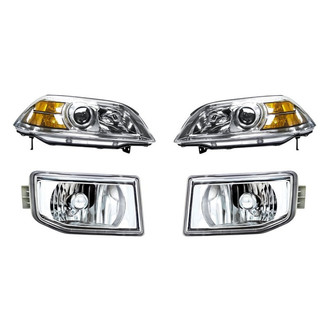 TruParts® - 4-Piece Kit (Driver and Passenger Side Headlights, Driver and Passenger Side Fog Lights) (Standard Line)