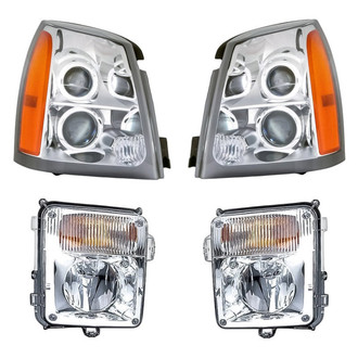 TruParts® - 4-Piece Kit (Driver and Passenger Side Headlights, Driver and Passenger Side Turn Signal/Fog Lights) (Standard Line)