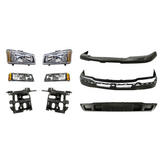 TruParts® - 9-Piece Kit (Headlights, Front Bumper Air Deflector, Front Bumper Face Bar, Front Upper Bumper Cover, Headlight Support, Turn Signal/Parking Lights) (Standard Line)
