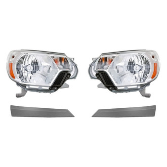 TruParts® - 4-Piece Kit (Driver and Passenger Side Headlights, Driver and Passenger Side Headlight Trims) (Standard Line)