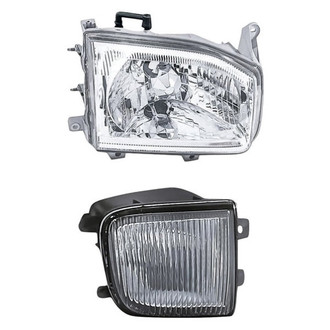 TruParts® - 2-Piece Kit (Passenger Side Headlight, Passenger Side Fog Light) (Standard Line)