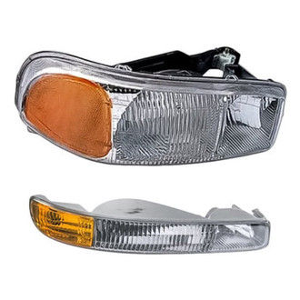 TruParts® - 2-Piece Kit (Passenger Side Headlight, Passenger Side Turn Signal/Parking Light) (Standard Line)