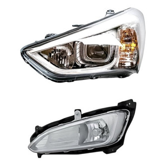 TruParts® - 2-Piece Kit (Driver Side Headlight, Driver Side Fog Light) (Standard Line)