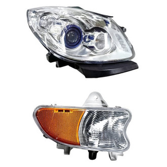 TruParts® - 2-Piece Kit (Passenger Side Headlight, Passenger Side DRL/Turn Signal Light) (Standard Line)